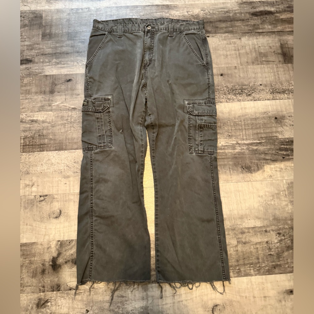VINTAGE WRANGLER CARGOS GREY